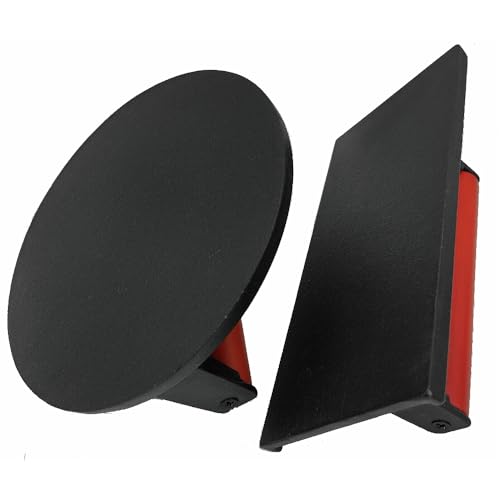 Firsgrill Burger Press 7.08" Round & 8.3”X4.3”Rectangle Heavy-Duty Cast Iron Smash Meat Steak with Wood Handle for Blackstone Camp Chef Pitboss Weber Treager Griddle (Round & Rectangle w Flat Bottom)