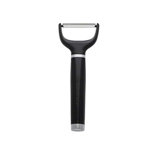 KitchenAid Y Peeler with Ergonomic Handle and Single Edge Blade, Dishwasher Safe with Protective Cover