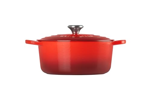Le Creuset Enameled Cast Iron Round Dutch Oven, 5.5 qt., Cerise