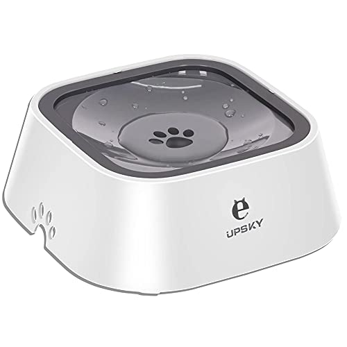 UPSKY 35oz No-Spill Pet Water Bowl, Slow Water Feeder for Dogs and Cats | Splash-Proof Bowls, Slow Drinking Pet Dish, Easy-Clean Dishwasher Safe, Portable For Travel