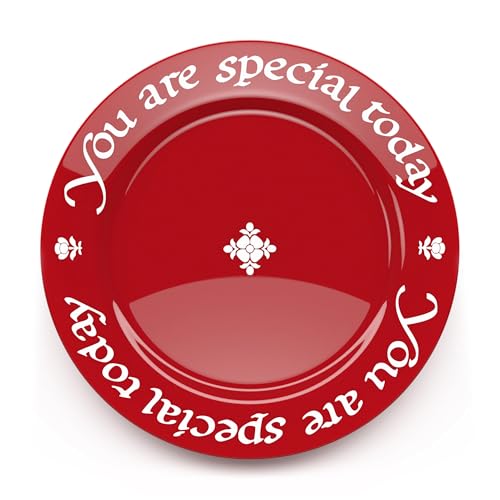 "You Are Special Today" Red Plate – Original Waechtersbach – Celebration Dish – Iconic Gift for Birthdays, Mother's Day & Milestones – German Ceramic Tradition – Dishwasher Safe, Incl. Gift Box