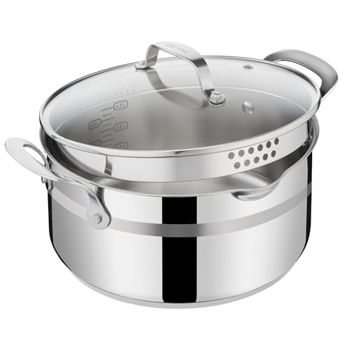 Jamie Oliver by T-fal Cooks Smart 10-Piece Stainless Steel Cookware Set