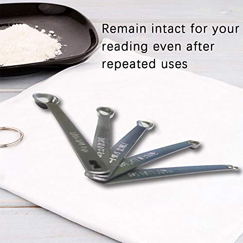 1Pack Mini Measuring Spoon Set, Small Teaspoon for Tiny Measurement | Stainless Steel, ‌Rust-Free, Dishwasher-Safe, High Precision, Easy-Read Markings, Multi-Purpose, Lightweight & Durable