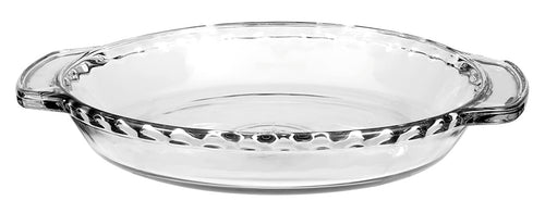 Anchor Hocking Oven Basics 9.5-Inch Deep Pie Plate, Clear, 1 Piece
