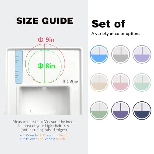Bakpoco Stainless Steel Suction Plates for Toddlers, 8" Divided Kids Baby Plates with Removable Silicone Suction, Non Toxic Non Slip Portion Control Snack Dishes 3 Packs, Pink Beige Lilac