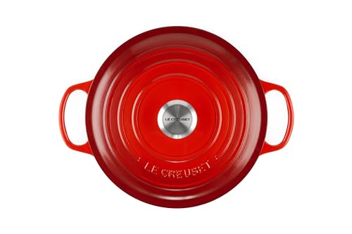Le Creuset Enameled Cast Iron Round Dutch Oven, 5.5 qt., Cerise