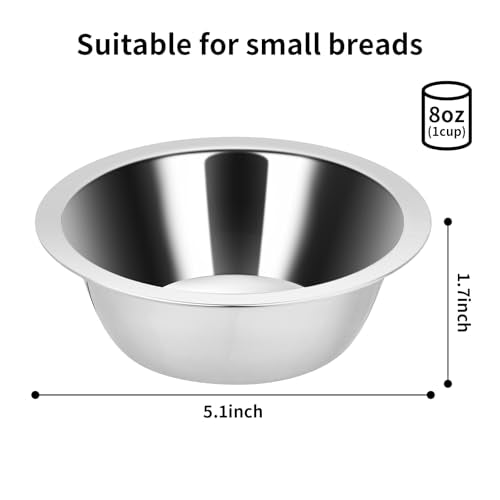 Fri4Free 2PCS 8oz Stainless Steel Hanging Kennel Water Bowls | Easy to Use, No Spill, Fits Small Crate Kennel Cage Catio, For Dogs Puppies Cats Small Pet, Food & Water Feeding Holder