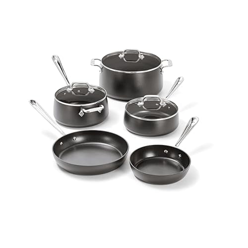 All-Clad HA1® Nonstick 8-Piece Pots & Pans Set, Induction Ready