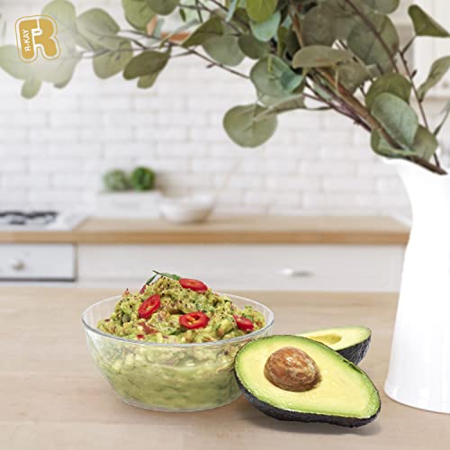 R-Kay 6 Oz Clear Plastic Small Bowls - 50 Pack Disposable Heavy Duty Dessert Bowls With Ice Cream and Salsa (6 OZ, 50 Count)