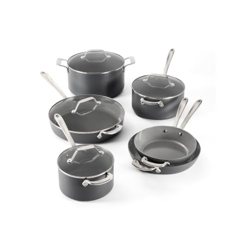 All-Clad HA1® Ceramic Nonstick, 10-Piece Pots & Pans Set, Induction Ready