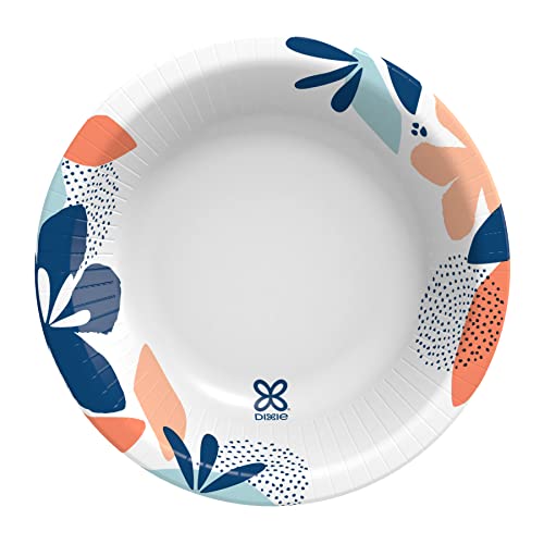 Dixie Small Paper Bowls 10 Oz, 72 Count, Disposable Bowls, Great for Snacks | Microwave-safe, soak-proof shield; disposable dessert bowls, for salads and meal prep, small paper bowls for easy cleanup
