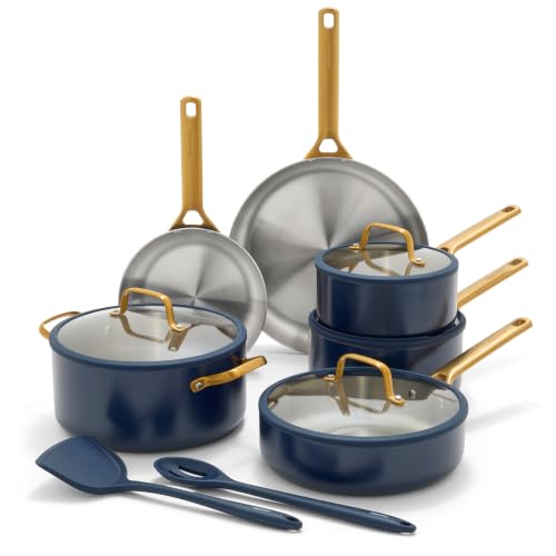 GreenPan Stainless Steel Tri-Ply Reserve 12 Piece Cookware Pots & Pans Set