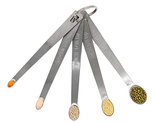 1Pack Mini Measuring Spoon Set, Small Teaspoon for Tiny Measurement | Stainless Steel, ‌Rust-Free, Dishwasher-Safe, High Precision, Easy-Read Markings, Multi-Purpose, Lightweight & Durable