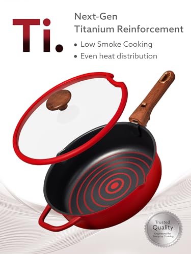 CAROTE 20pcs Titanium Cookware Set, Detachable Handle Pots and Pans Set