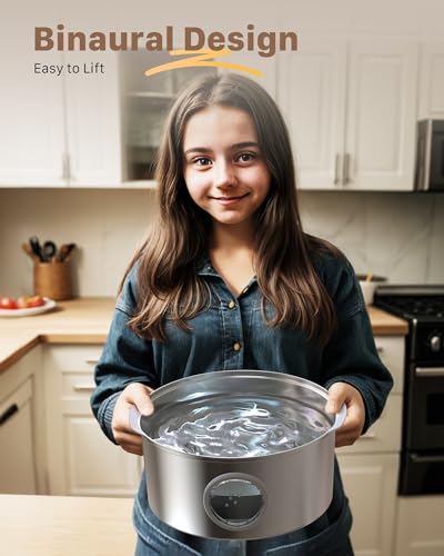 Pet Water Fountain for Large Dogs: Metal Dog Fountain with 6 Filters + 3 Sponges