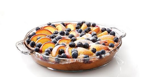Anchor Hocking Oven Basics 9.5-Inch Deep Pie Plate, Clear, 1 Piece