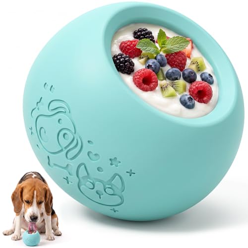 Slow Feeder Dog Lick Bowl, Freeze Dog Enrichment Toys, Lick Toy for Dogs | Frozen Lick Treat Bowl, Puzzle Feeder, Anxiety Relief, Dishwasher Safe, for Puppies Small & Medium Dogs