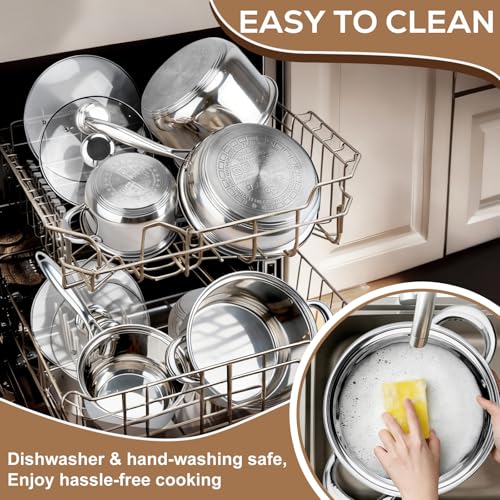 Stainless Steel Cookware Set Pots and Pans