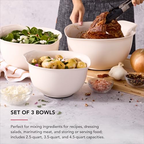 KitchenAid Universal Nesting Plastic Mixing Bowls
