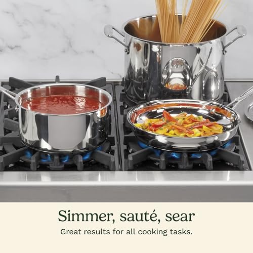 Cuisinart Chef's Classic Stainless Steel Pots and Pans Set, 7 pc, 77-7P1