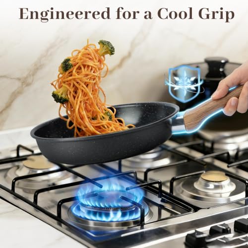 20-Piece Pots and Pans Sets Non Stick