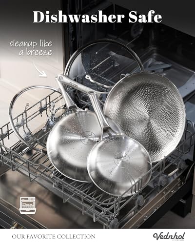 Titanium Pans for Cooking, 12 Inch Non-Toxic Frying Pan with Lid