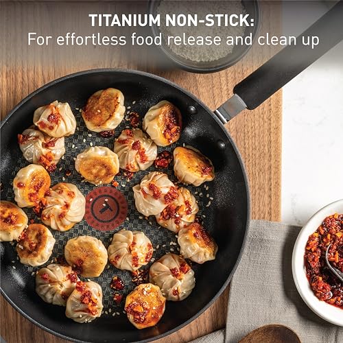 T-fal Ultimate Non Stick Pots and Pans Cookware Set, 14-Piece, Onyx
