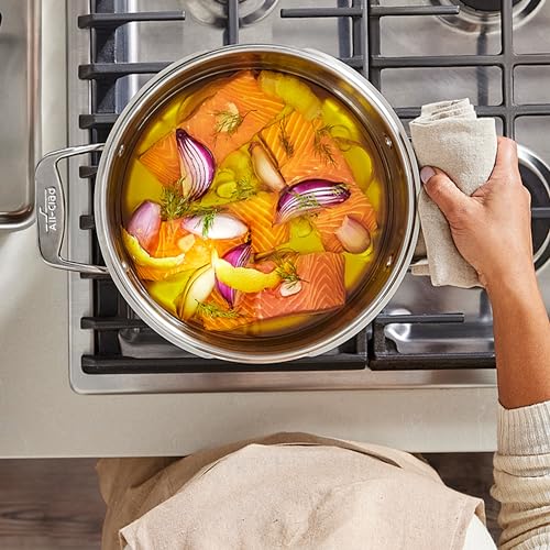 All-Clad Simply Strain Nonstick 6 Qt. Multipot with Straining Lid