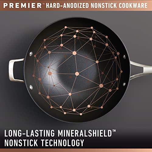 Calphalon Premier Hard-Anodized Nonstick Cookware 11-Piece Pots and Pans Set Dishwasher and Oven Safe with MineralShield Nonstick Technology Durable and Versatile Kitchen Cookware