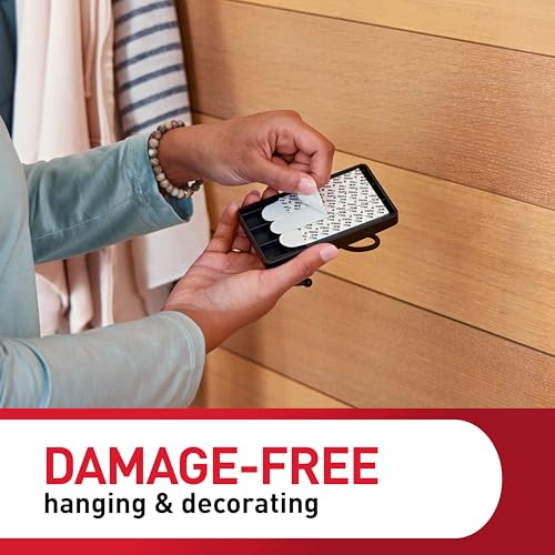 Command X-Large Black Triple Hooks, 1 Hook, 3 Strips | Heavy Duty, Damage-Free Hanging with Adhesive Strips, No Tools Wall Hook for Hanging Decorations, Holds up to 10 lb