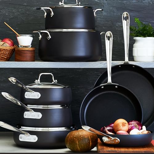 All-Clad HA1® Nonstick 8-Piece Pots & Pans Set, Induction Ready