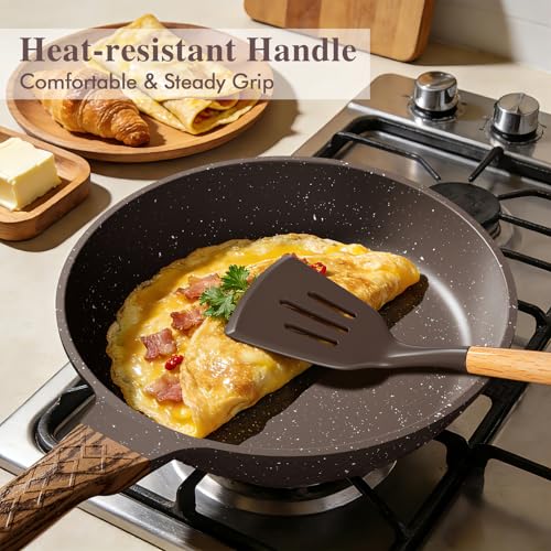Umite Chef Pots and Pans Set Non Stick, 26pcs Nonstick Cookware Sets