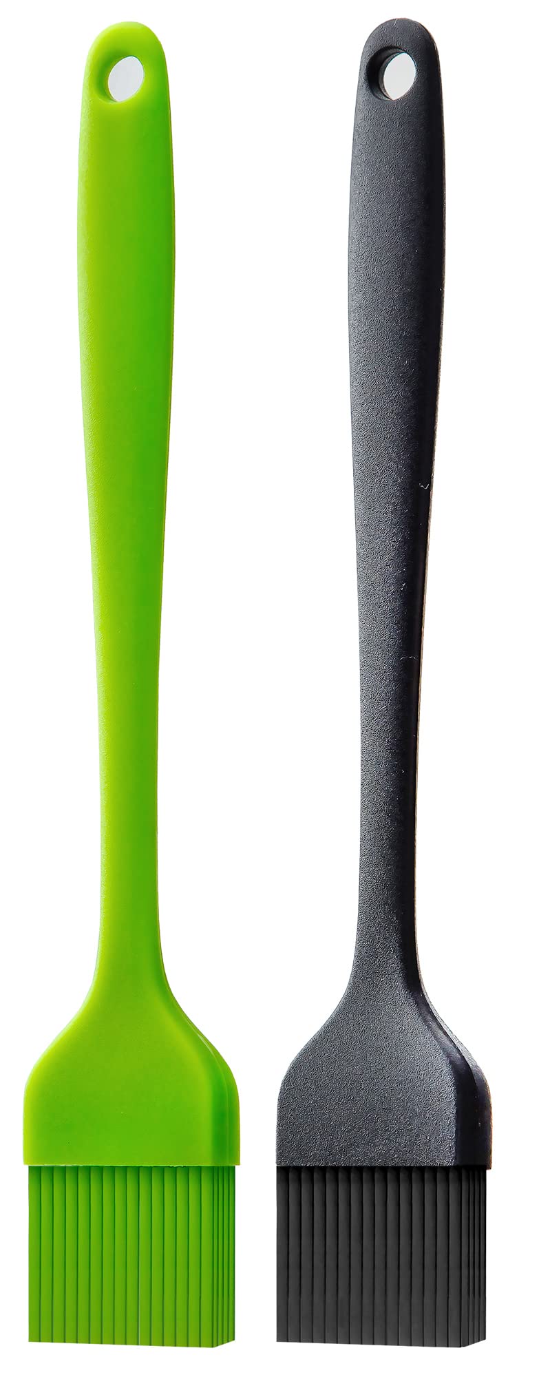 Ortarco Silicone Basting Pastry Brush for Baking Bbq Spread Oil Butter | 2 Pack Cooking Kitchen Brushes, Heat Resistant BPA free, Dishwasher Safe