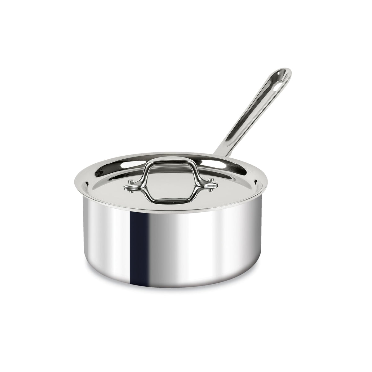 All-Clad - 8701004398 All-Clad 4203 Stainless Steel Tri-Ply Bonded Dishwasher Safe Sauce Pan with Lid / Cookware, 3-Quart, Silver -