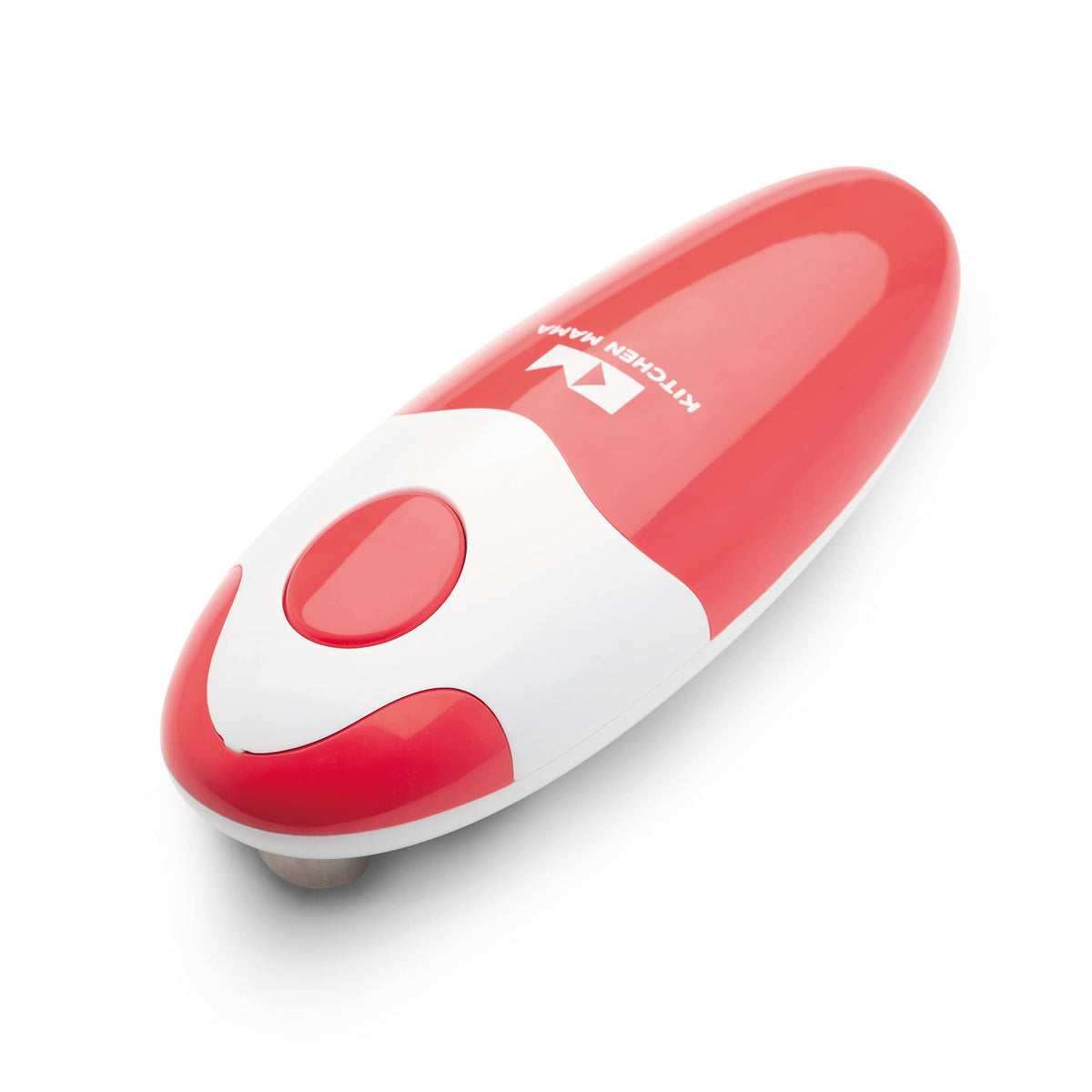 Kitchen Mama Auto Electric Can Opener, Battery Operated, Red | Automatic, Hands Free, Smooth Edge, Food-Safe, Effortless Everyday Use