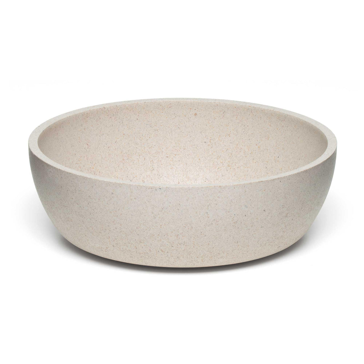 Loving Pets - Dolce Bamboo - Eco-Friendly Pet Bowls & Dishes for Dog, Cats, Puppy Food and Water Bowl -Sustainable and Dishwasher Safe, Made with Real Bamboo (Small, Oat-Beige)
