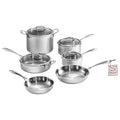 5 Ply Clad 10 Pcs Stainless Steel Pots and Pans Set