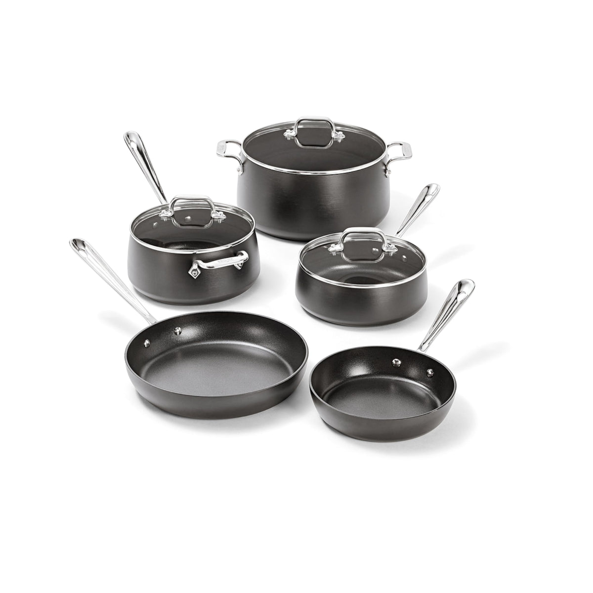 All-Clad HA1® Nonstick 8-Piece Pots & Pans Set, Induction Ready