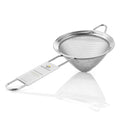 Homestia 304 Stainless Steel Fine Mesh Strainer, Sieve Sifter For Tea, Food | 3.3'' Kitchen Small Strainer Fine Mesh, Sieve Filter for Tea, Fruits, Juicing, Drinks, Coffee, Cone Cocktail Bar Strainer