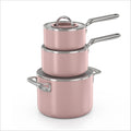 Ninja NeverQuit™ 6-Piece Ceramic Cookware Set, Chai Pink, CQ19006PK2