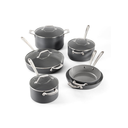 All-Clad HA1® Ceramic Nonstick, 10-Piece Pots & Pans Set, Induction Ready