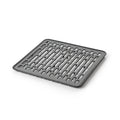 OXO Good Grips Small Kitchen Sink Mat with Drain Holes, Silicone Sink Mat | Non-Slip Rubber Sink Bottom Mat, Protects Dishes And Sink, Kitchen Sink Protector, Drain Holes, Gray
