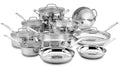 Cuisinart Chef's Classic Stainless Steel Pots and Pans Set, 17 pc, 77-17N