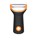 OXO Good Grips Stainless Steel Julienne Prep Vegetable Peeler | Food Prep, Shredder, Slicer, Blade, Non-Slip Grip, Carrot, Cucumber, Zucchini Strips, Zoodles, Dishwasher Safe