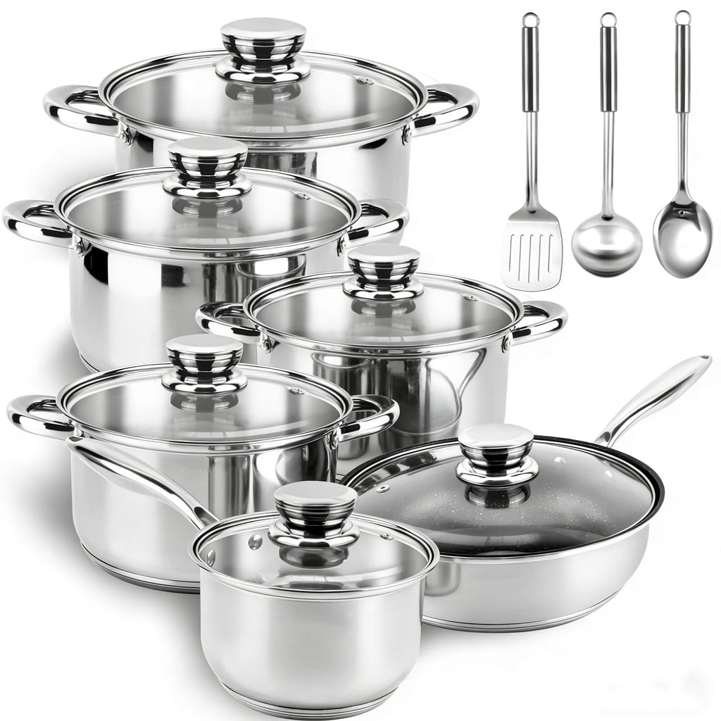 Stainless Steel Cookware Set Pots and Pans