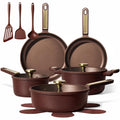 CAROTE Cookware Sets, Pots and Pans Set Non Stick, 16pcs